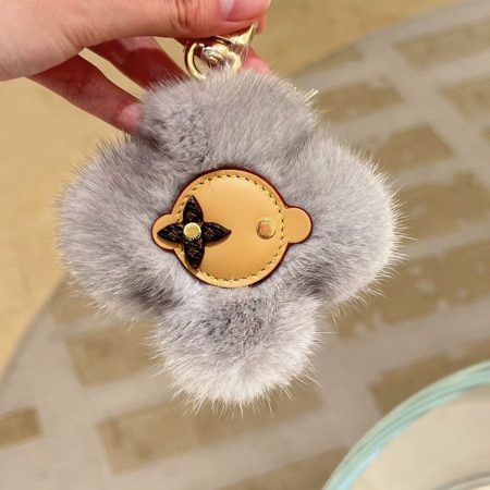 LV Vivienne Shearling Bag Charm - Image 6