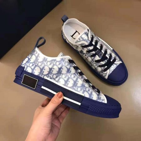 Dior B23 Luxury Shoes with white print logo - Image 2