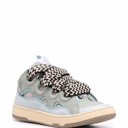 Lanvin LEATHER CURB SNEAKERS - Image 2