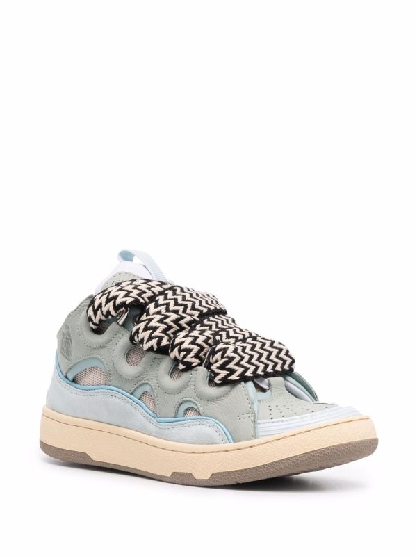 Lanvin LEATHER CURB SNEAKERS