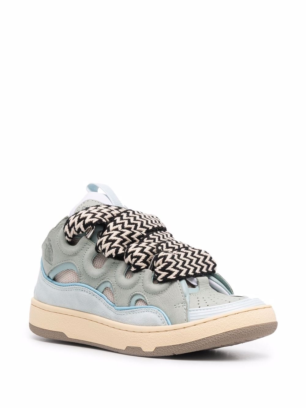 Lanvin LEATHER CURB SNEAKERS - Image 2