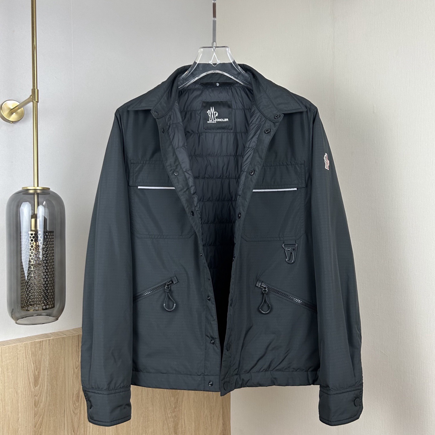 Moncler 2025 Lightweight Down Jacket Zipped with Pockets - Image 1