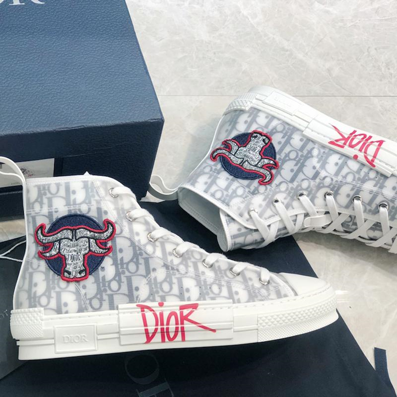 Dior B23 High Top Oblique Foxton Print - Image 2