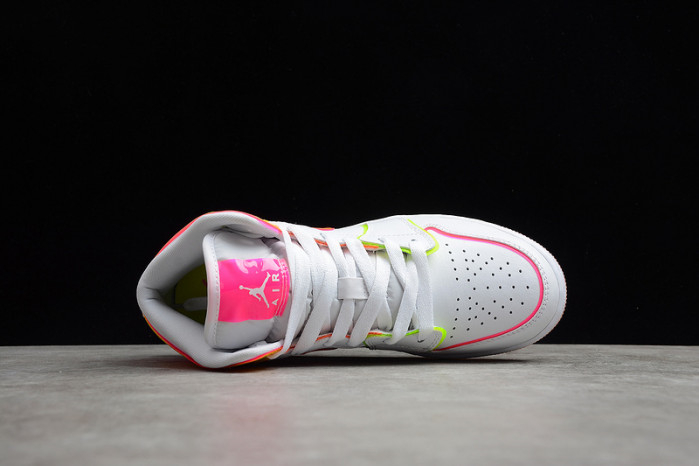 Air Jordan 1 Mid SE GS Edge Glow CV4611-100 - Image 12