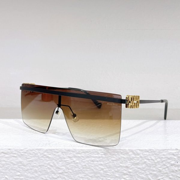 MIU MIU Thin Metal Mirror legs  Sunglasses Top quality