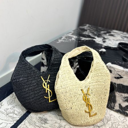 YSL Braided Tote Bag - Image 1