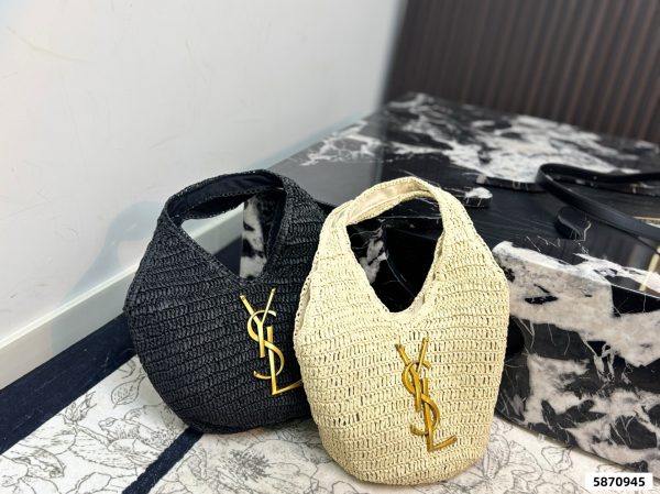 YSL Braided Tote Bag