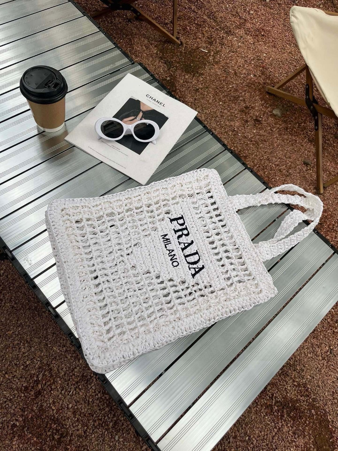 Prada Woven Bag - Image 11