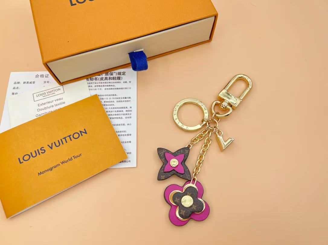 LV Flower Bagchain Keychain - Image 2