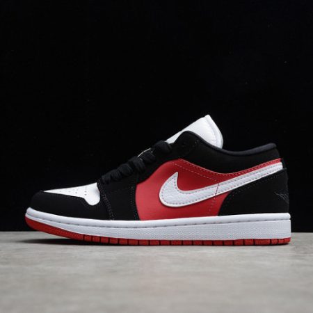 Jordan 1 Low Black White Gym Red (W) DC0774-016 - Image 2