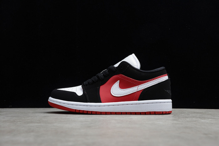 Jordan 1 Low Black White Gym Red (W) DC0774-016 - Image 2
