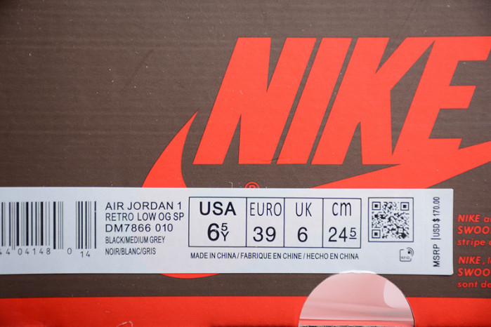 Jordan Travis Scott x Air Jordan 1 Low OG TS SP DM7866-010 - Image 13