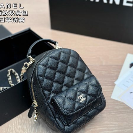 CHANEL Caviar Quilted CC Mini Classic Backpack - Image 4