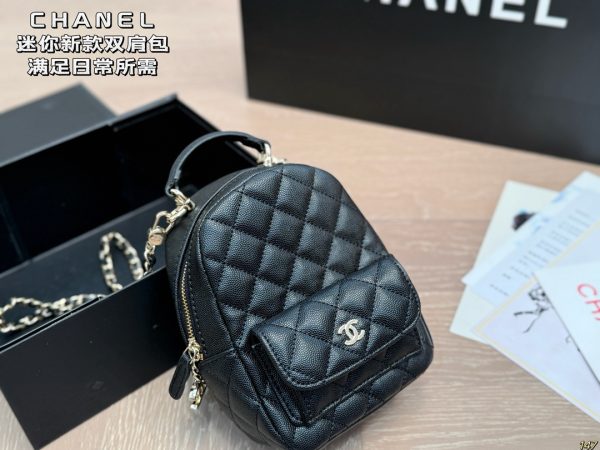 CHANEL Caviar Quilted CC Mini Classic Backpack