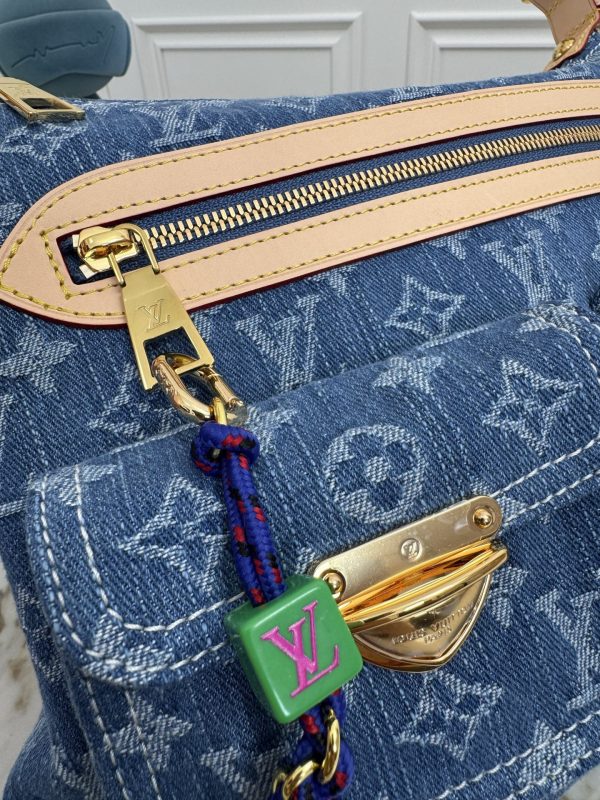 LV Baggy Monogram Denim Bag