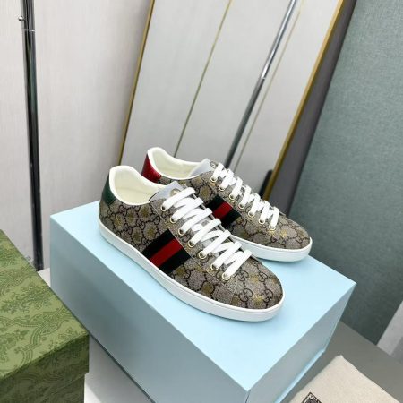 Gucci Ace GG Supreme Bees Sneaker Brown - Image 8