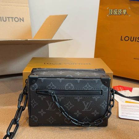 LV Mini Soft Trunk Monogram Eclipse Bag - Image 7