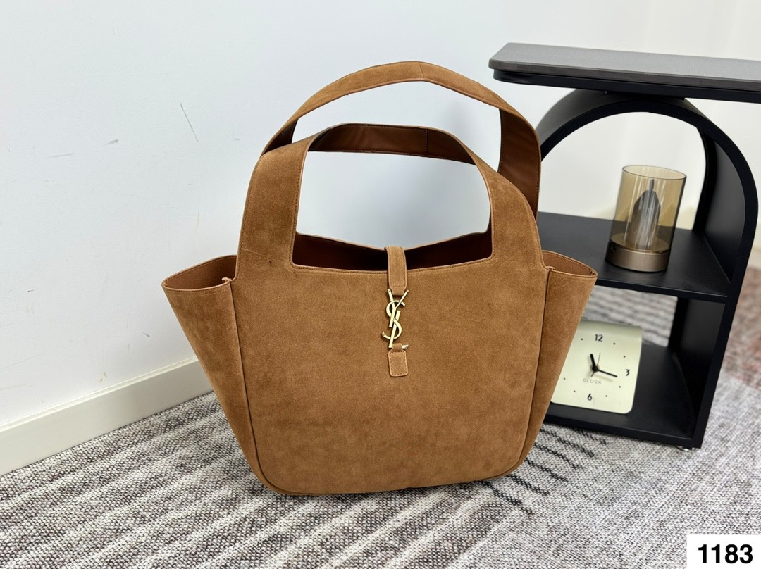 YSl Le 5 A 7 Bea suede tote bag - Image 5