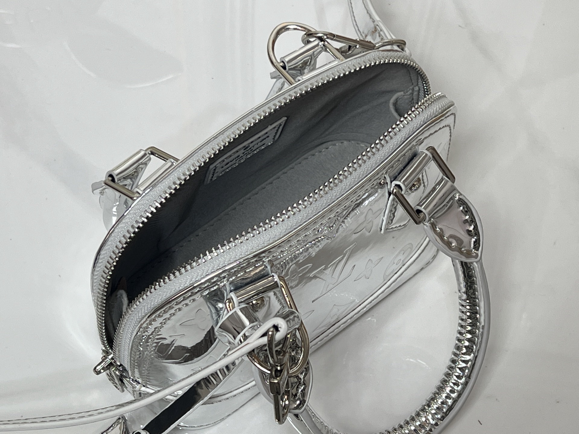 LV Monogram Miroir Alma BB Silver - Image 9