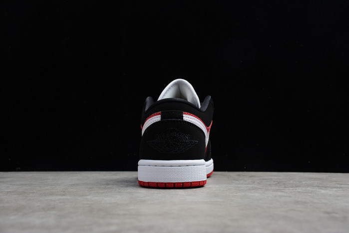 Jordan 1 Low Black White Gym Red (W) DC0774-016 - Image 6