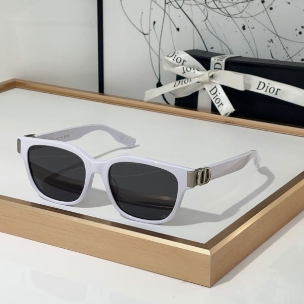 Dior  Mirror leg Logo identification Acetate fibre  sunglasses  Top quality
