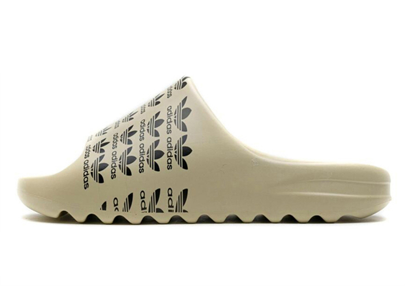 Yeezy Slides Desert Sand Logo FW6345-A - Image 1