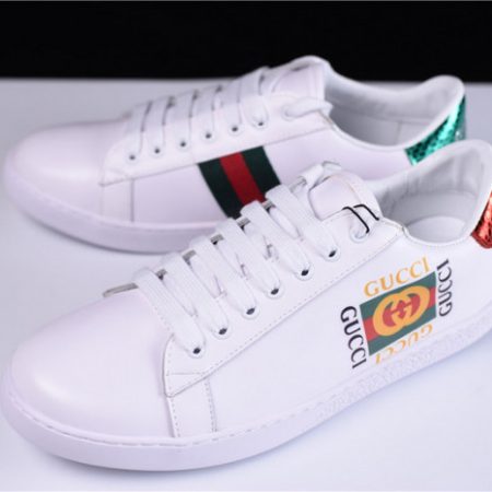 Gucci Ace EMBROIDERED LOW-TOP SNEAKER WITH GG LOGO - Image 6