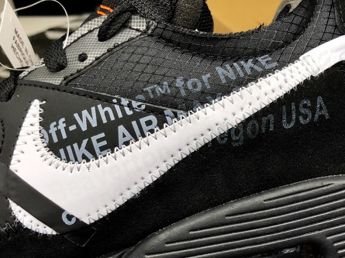Off-White Nike Air Max 90 Black AA7293-001 - Image 15