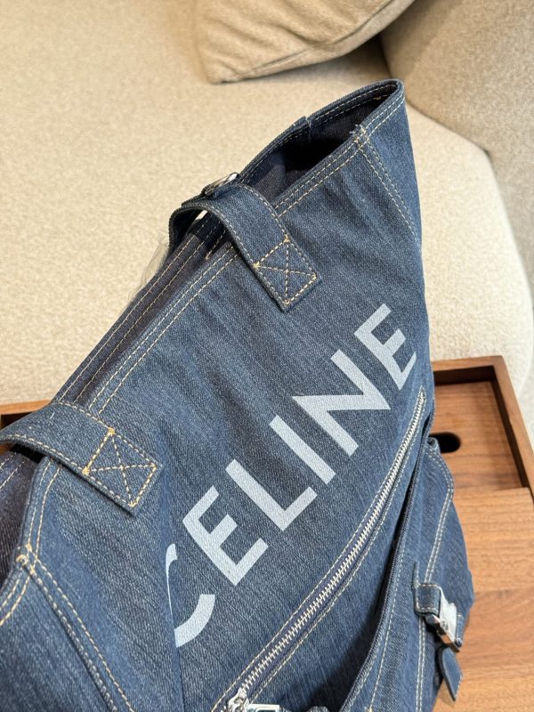 Celine Denim Tote Bag