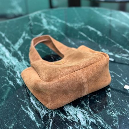 Prada mini suede tote bag 10A quality 1BA349 - Image 5