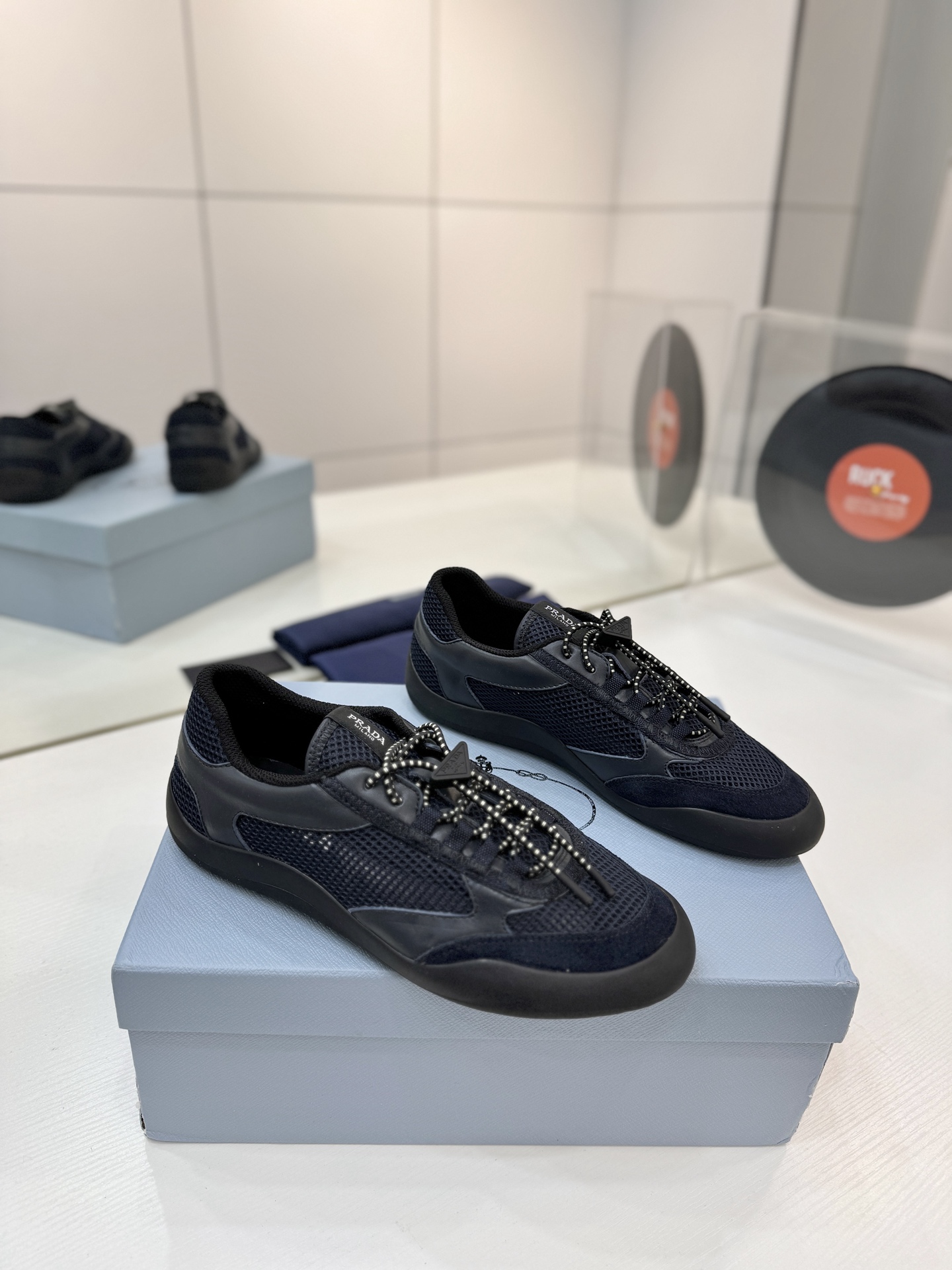 Prada Speedrock Mesh Sneakers - Image 6