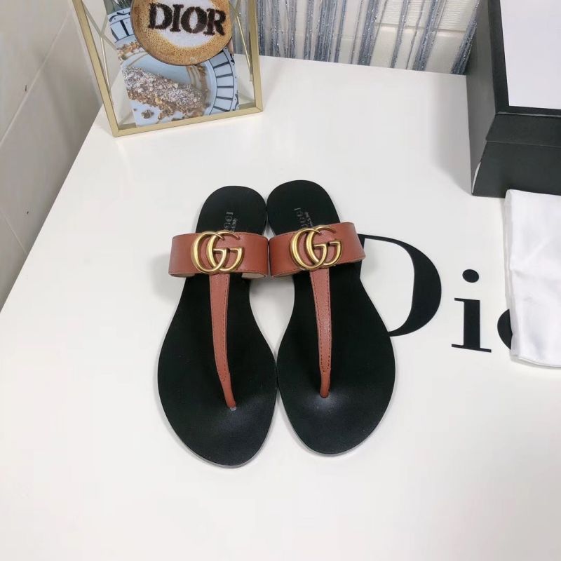 Gucci GG T-Strap Sandal - Image 6
