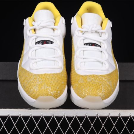 Air Jordan AJ11 Low SE "Yellow Snakeskin" AH7860-107 - Image 4