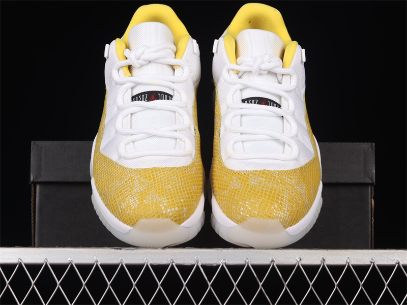 Air Jordan AJ11 Low SE "Yellow Snakeskin" AH7860-107 - Image 4