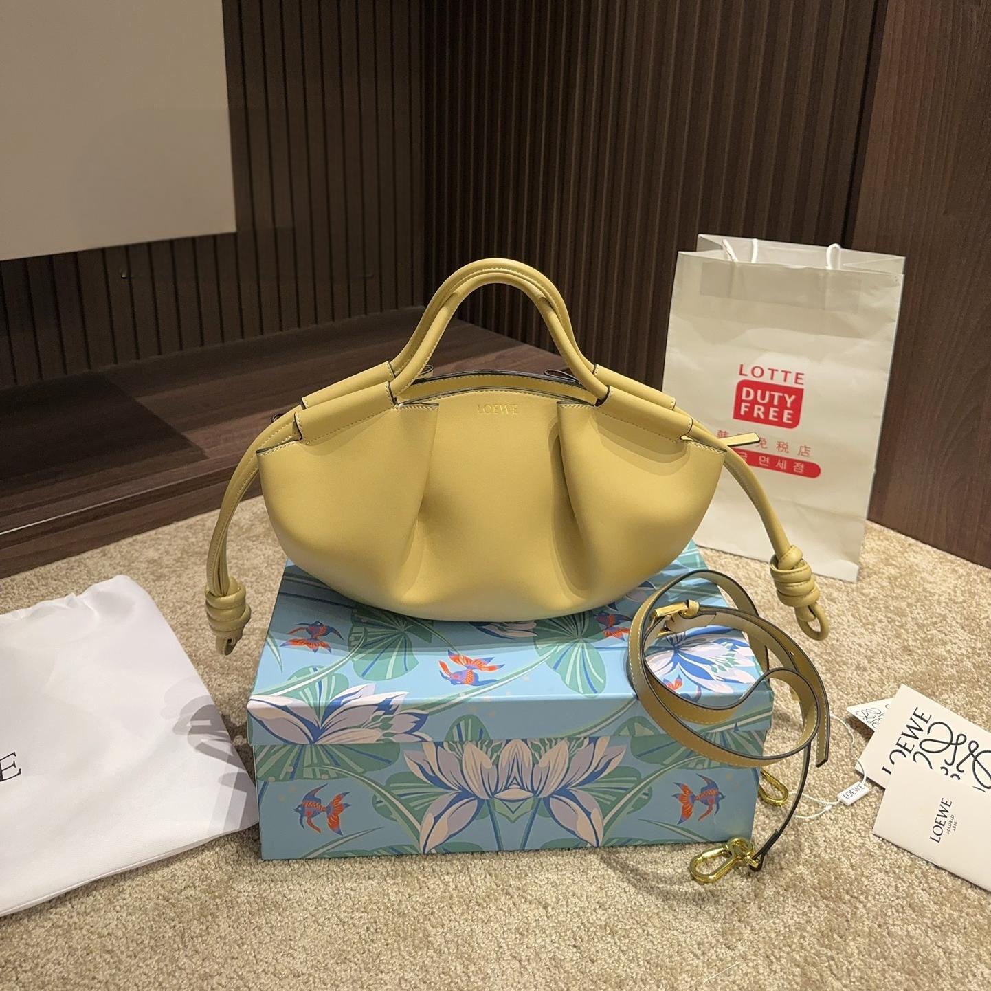 Loewe Shiny Nappa Calfskin Paseo Bag - Image 7