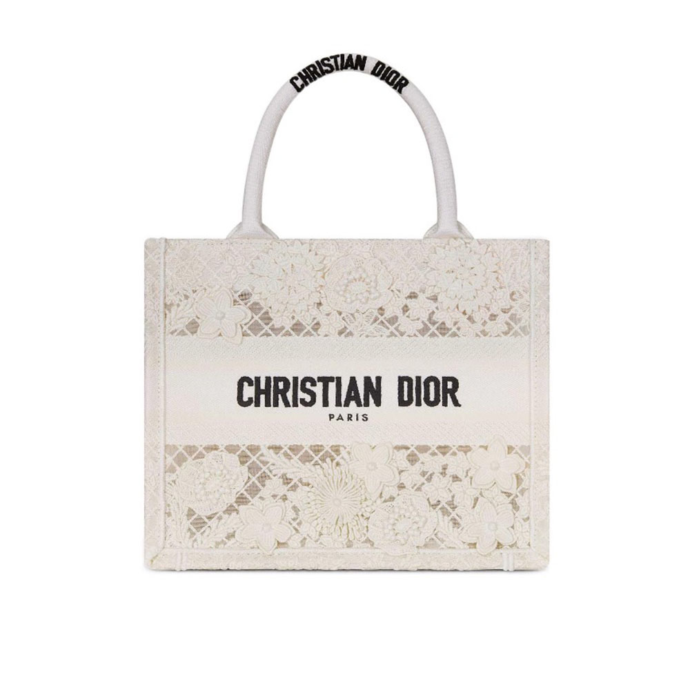 Dior Book Tote D-Lace Macrame Bag - Image 1