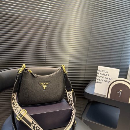 Prada Triangle Logo Shoulder Bag - Image 4