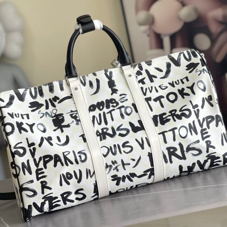 LV Keepall Bandoulière 50 Travel Bag - Image 4