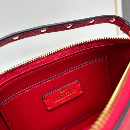 Valentino Garavani Rockstud Shoulder Bag Women Red - Image 9