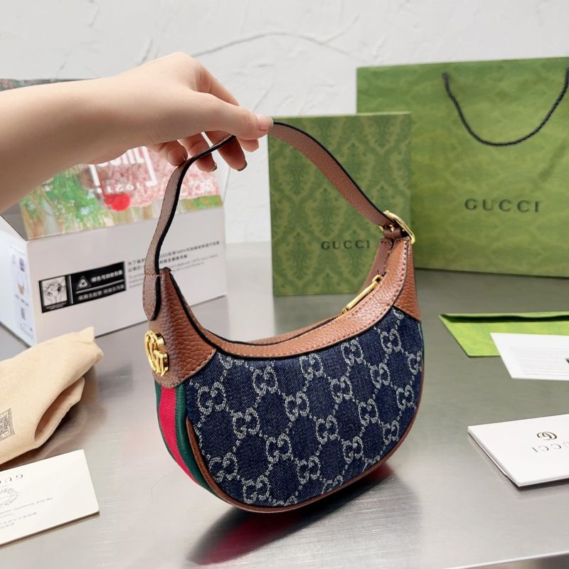 Gucci Ophidia Canvas & Leather Shoulder  Bags - Image 9