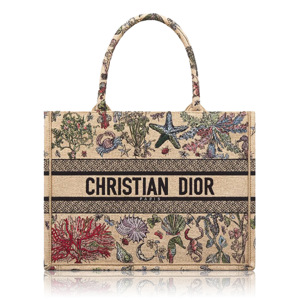 DIOR Embroidered Tote Bag - Image 1