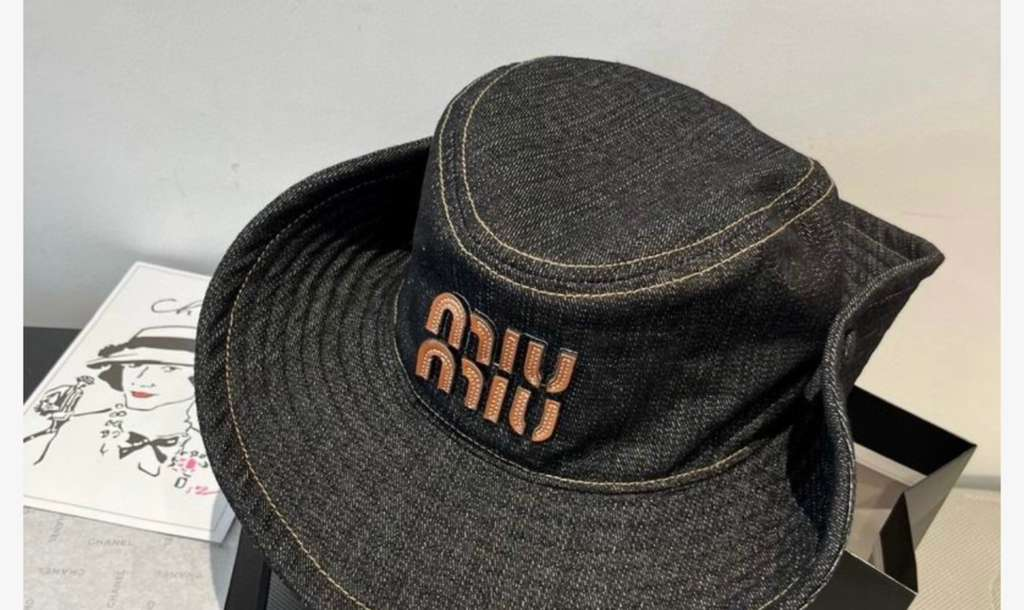 MiuMiu Denim Hat - Image 1