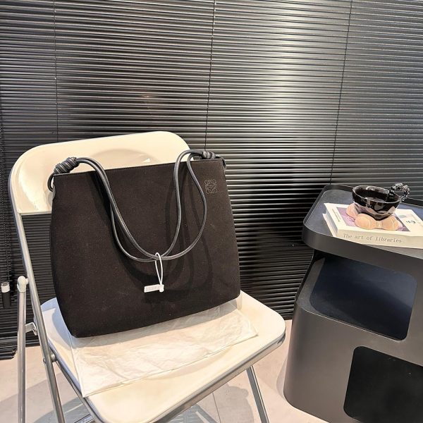 LOEWE Suede Tote Bag