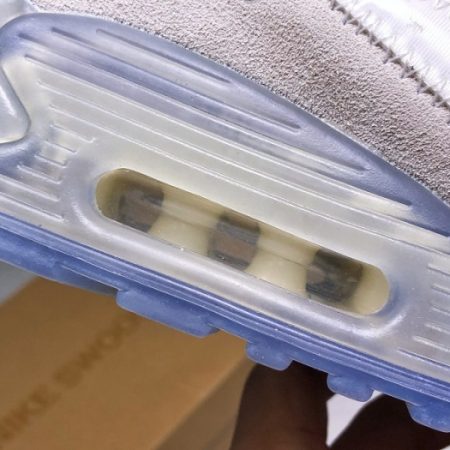 OFF-WHITE x Nike Air Max 90 Sail Muslin Virgil Abloh AA7293-100 - Image 11