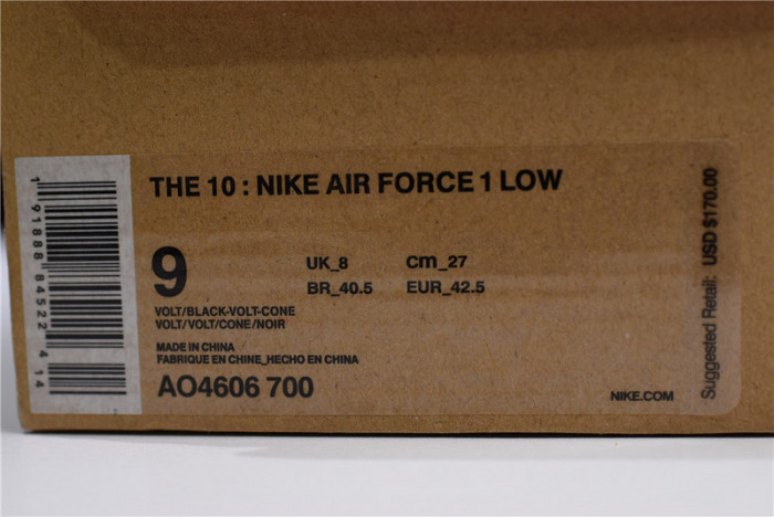Off-White Nike Air Force 1 Low Volt AO4606-700 - Image 34
