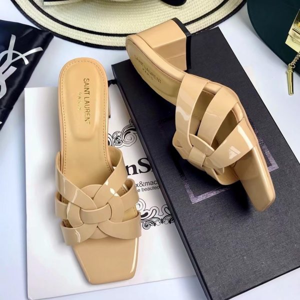 Saint Laurent Nu Pieds Slide Heels