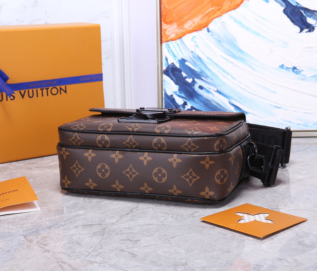 LV S Lock Messenger Bag - Image 8