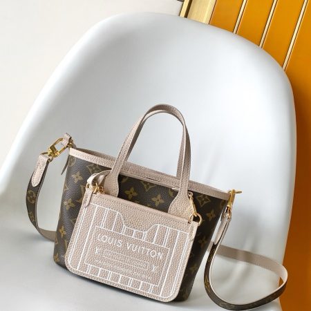 LV Neverfull Bandoulière Inside Out BB Handbag - Image 5