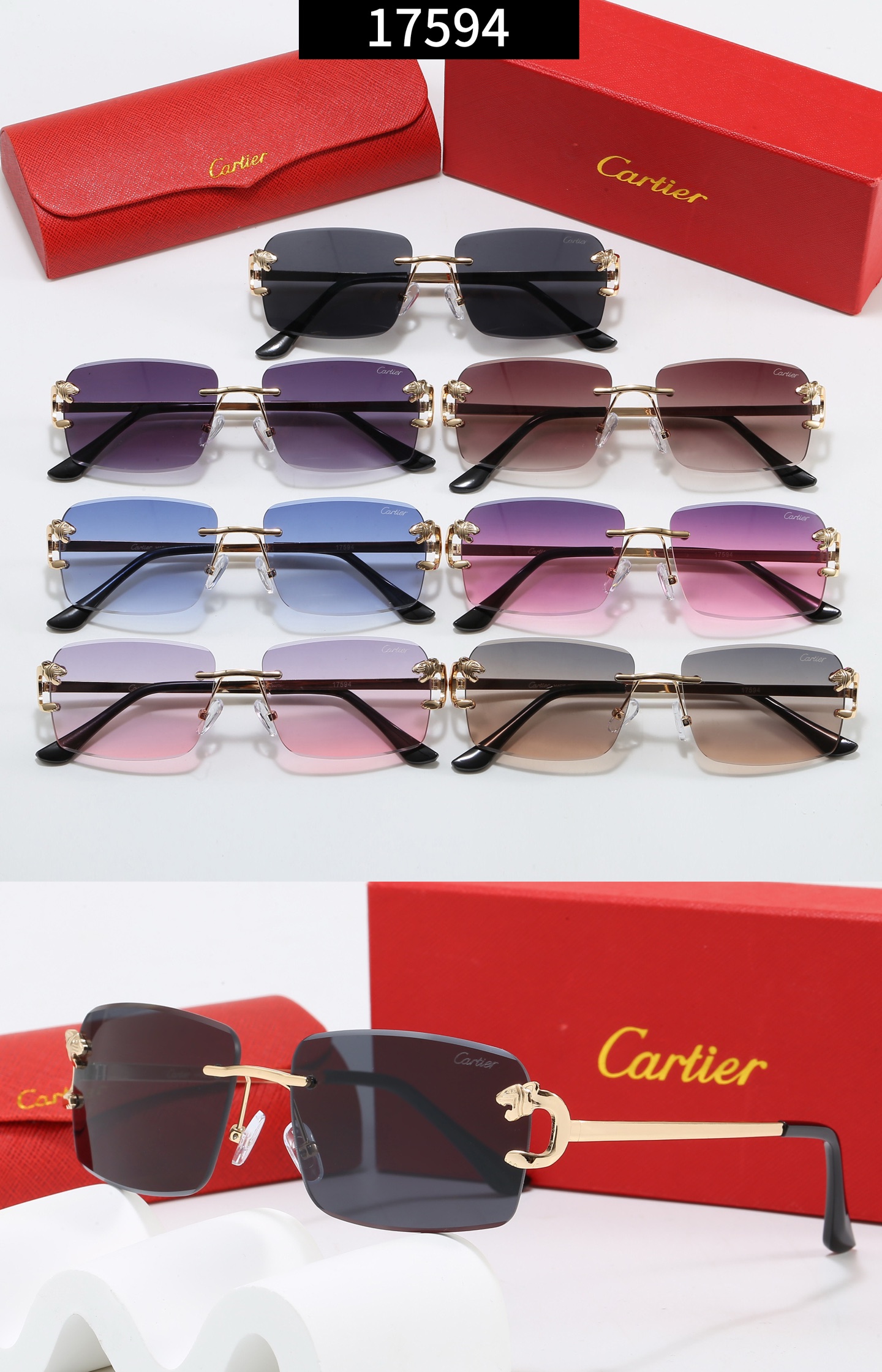 Cartier Fashionable Sunglasses - Image 2