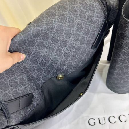 Gucci Baby Diaper Bag Black - Image 7